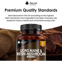 New Leaf Lions Mane & Reishi Capsules